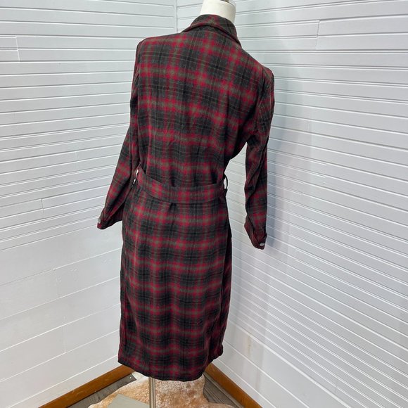 *Vintage* Pendleton Virgin Wool Belted Robe - Picture 3 of 9